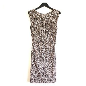 DVF Jolene Silk Jersey Dress in Leopard